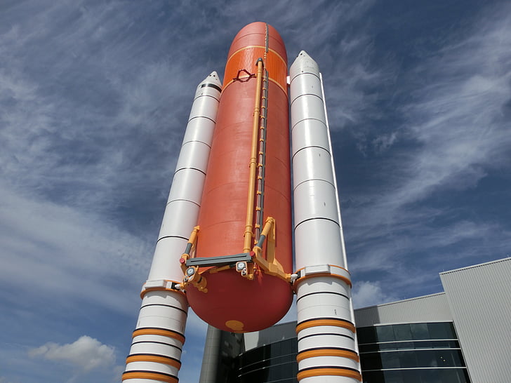 cohete, tanques de combustible, Estados Unidos, NASA, Programa Apollo, en coche, recorrido de espacio