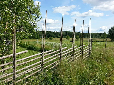 l'azienda agricola del giardino, vämland, Molkom, rådom del Nord, estate svedese, letto, splendidamente