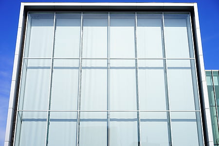 cửa sổ, kim loại, lưới tản nhiệt, Kunsthalle, Weishaupt, Ulm, xây dựng