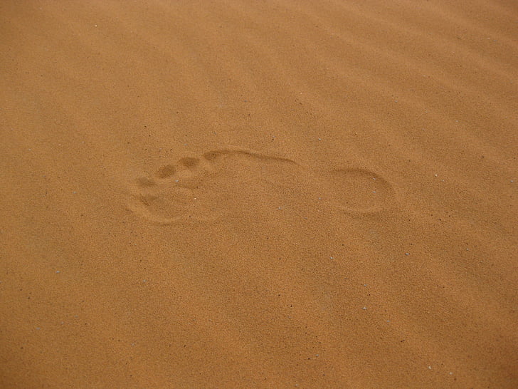 пясък, пустиня, препечатайте, плаж, природата, пясъчна дюна, лято