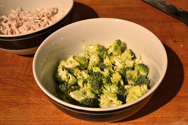 Cook, mad, madlavning, vegetabilsk, broccoli, rå
