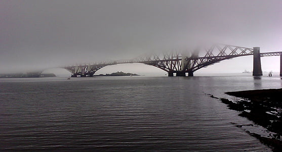 橋の前後, 鉄道, 霧