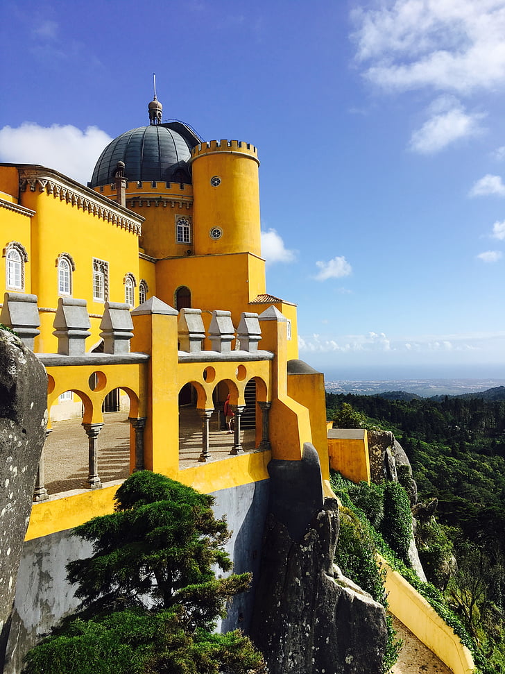 Castle, Portugali, Euroopan, matkustaa