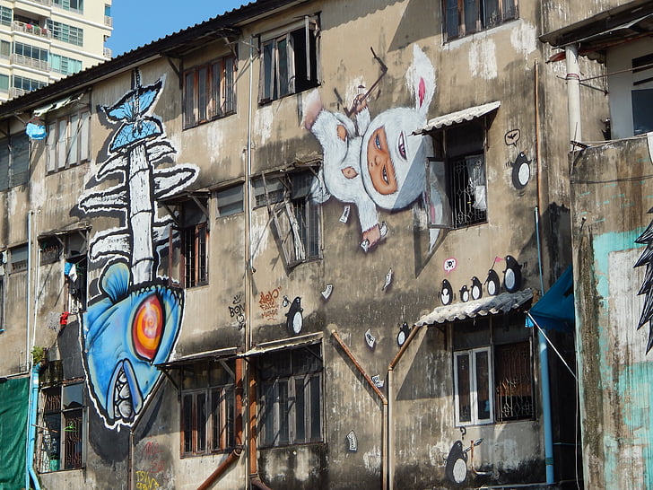 graffiti, Bangkok, Tailàndia