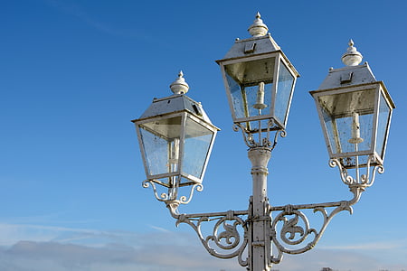 极置灯具, 灯笼, 光, 街上的路灯, 街道照明, 照明, 灯