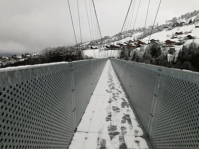 мост, шлюз, път, метал, коридор