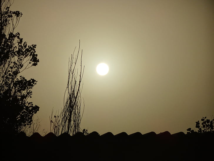 sky, twilight, sunset, nature, landscape, light