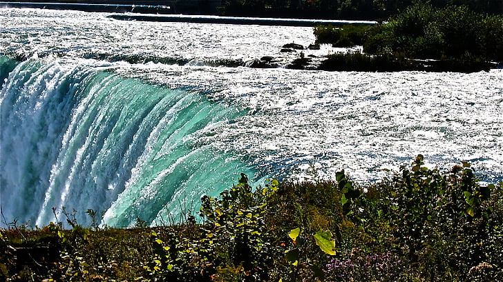 Niagarafällen, Landschaft, Fluss, Wasser, Natur, Wasserfall, See