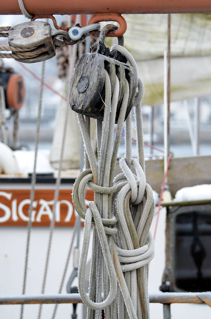 Rosy, uzol, lano, stanovenie, loď dopravné zápchy, šnúry, pletenie
