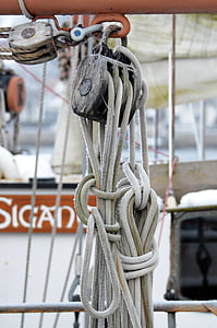 露水, 结, 绳子, 固定, 船舶交通堵塞, 绳索, 针织