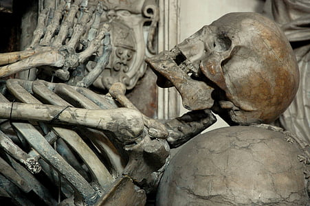Ölüm, kafatası ve kemiklerin, iskelet, memento mori, Kafatası, kemik, kafatası kemik