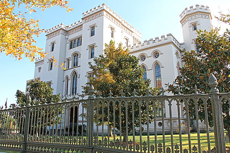 vanha osavaltion hallintorakennus, Mansion, kuvernööri, Baton rouge, Louisiana, Nähtävyydet, hallitus