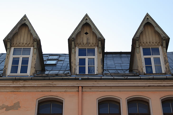 Letland, Riga, bygning, historiske, Baltic, arkitektur, gamle