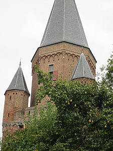 kiriku torn, Tower, kirik, Monument, arhitektuur, hoone, fassaad