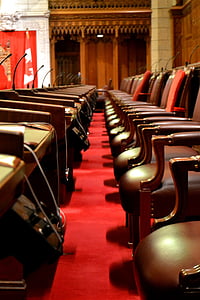Parlamentas, sėdimų vietų, kėdės, Otava, Kanada, Parlamento, Ontario