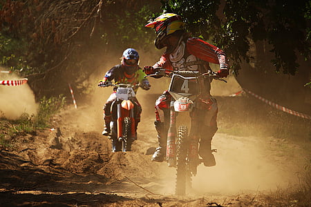 Motocross, enduro, Motorsport, motocykel, kríž, Motocross ride, piesok