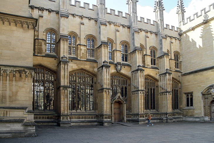 Biblioteca Bodleiana, libreria di copia di dovere, Università, Oxford, Inghilterra, architettura, Europa