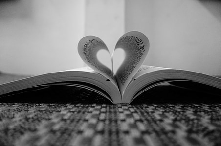 love-shape, heart shape, love book, love pages, book, love, heart