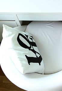 Sessel, Bett, Schlafzimmer, Geschäft, Komfort, zeitgenössische, Design