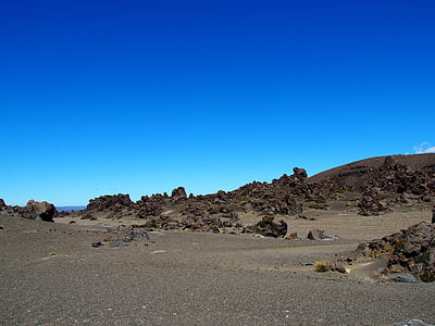 Tongariro nationalpark, vulkaniska, landskap, Nya Zeeland
