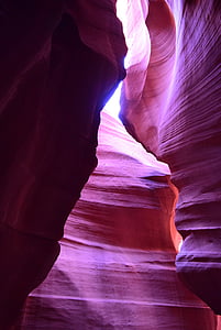 svetlo, Gap, Antelope canyon, tajomný, Arizona, pieskovec