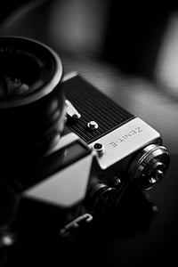 arte, fotografia, fotocamera, Foto, Blackandwhite, fotocamera - attrezzature fotografiche, lente - strumento ottico