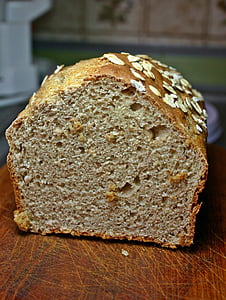 brød, stavet brød, spelt brød, havregryn, bagværk, bagværk, mad