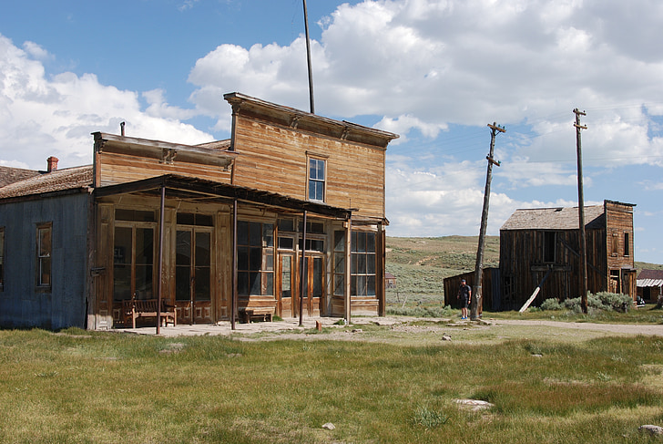 bodie, california, old, village, left, ghost town