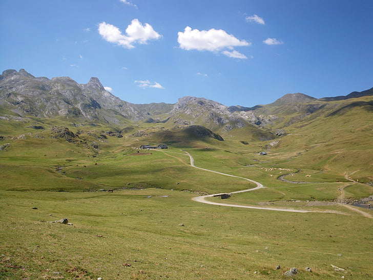 Pyreneje, Príroda, Príroda, Mountain, scenics, letné, vonku
