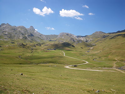 i Pirenei, paesaggio, natura, montagna, Scenics, estate, tempo libero