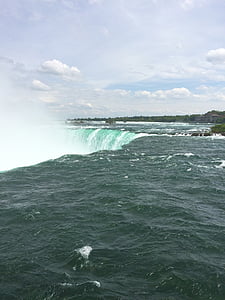 น้ำตก, ไนแองการา, แคนาดา, ทะเล, คลื่น, น้ำ, ธรรมชาติ