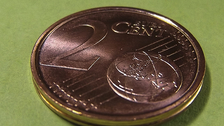 Münze, Cent, Euro, Währung, Geld, Metall, Kleingeld