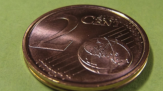 pièce de monnaie, cent, Euro, devise, argent, Metal, des pièces de monnaie