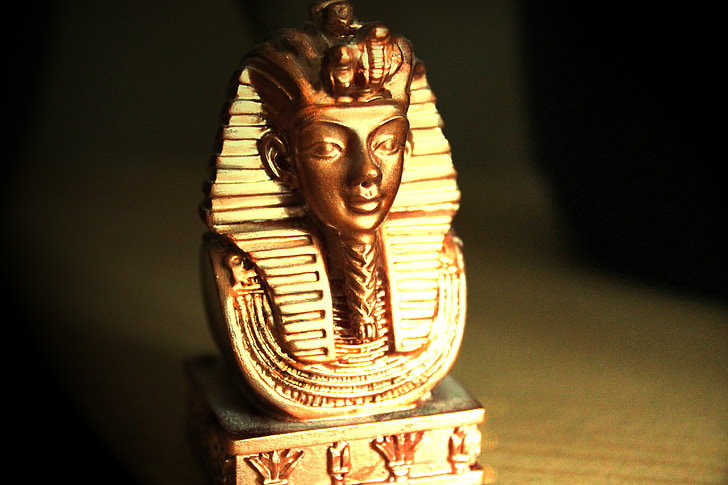 Tutanchamonas, tutankhaton, Faraonų, Egiptas, paveikslas, karalius, aukso kaukė