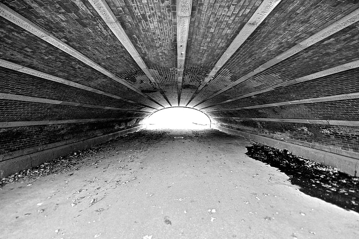 tunnel, underground, New york city, New york, central park, façon, sombre