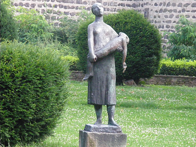Памятник, мать, траур, скульптура