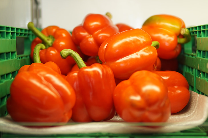 red, food, healthy, pepper, vegetable, fresh, organic