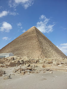egypt, pyramids, giza, stone, desert, ancient, pyramid