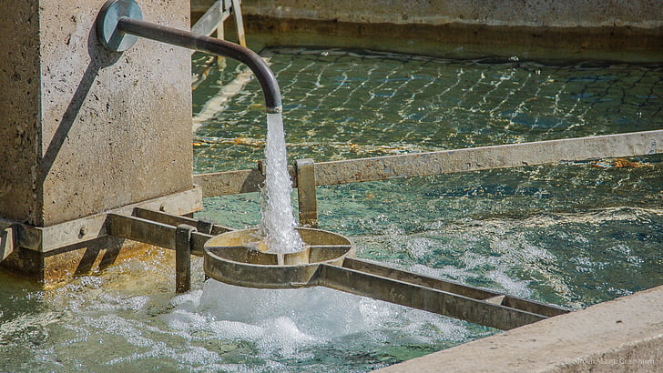 faucet, water supply, fountain, water, crailsheim