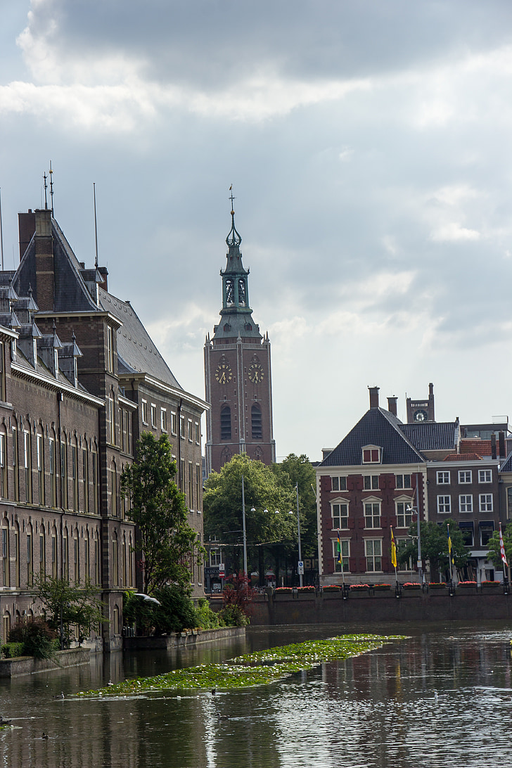la haya, edificios, ciudad, Países Bajos