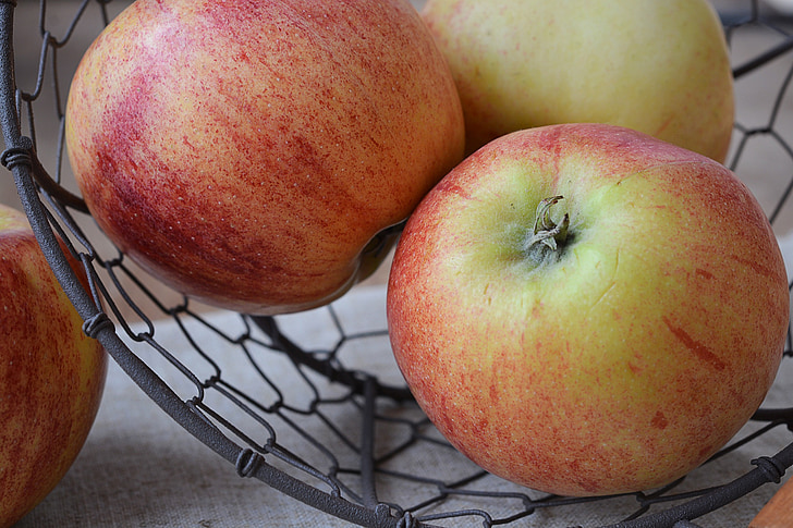 Apple, manzana bio, Bio, fruta, saludable, alimentos, Frisch