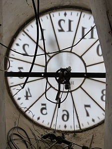 klok, klokkentoren, toren uur, mechanisme, van binnen, lef