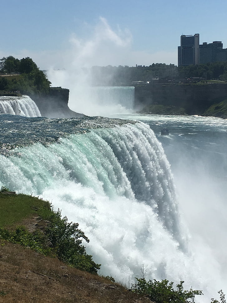 Niagara, water, waterval, Ontario, bezoekplaatsen, Canada, Niagara falls