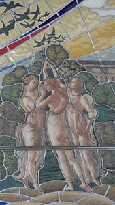 Mozaik duvar, dekor, Kilise, mimari, Hıristiyanlık, cam