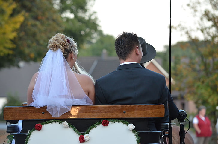 Hochzeit, Braut und Bräutigam, Trainer, heiraten
