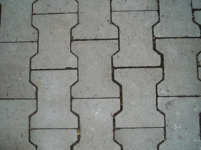 texture, ground, stones, paving stones, pattern, grey, hof