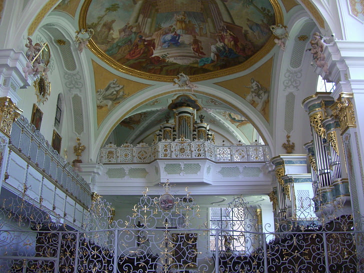 Klášterní kostel Panny Marie, oberschönenfeld, varhany, Galerie, Švábsko, Bavorsko