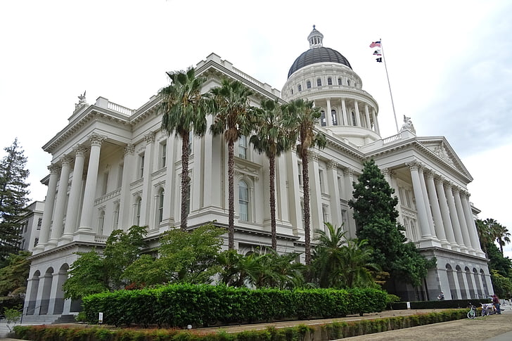 Capitol, bygge, California, Sacramento, guvernør, Senatet, Montering