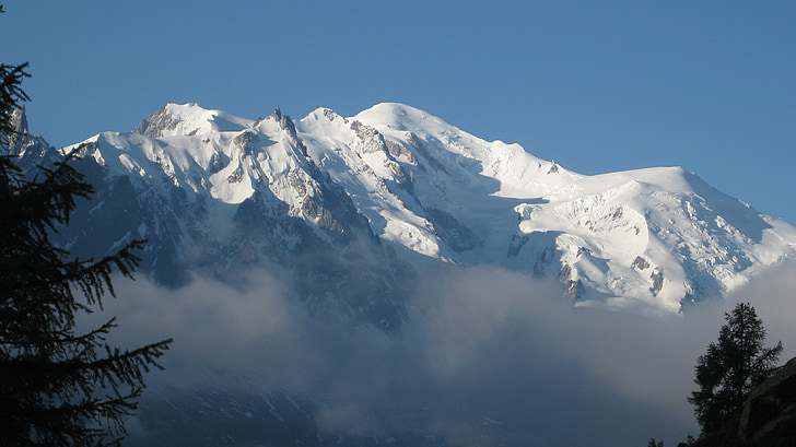 Chamonix, Hora, Mont blanc, Francie, Alpy