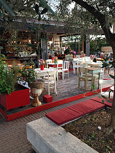 Rimini, Italie, bar, café, jours fériés, manger à l’extérieur